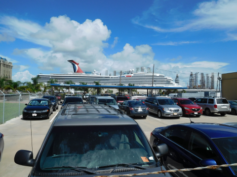 cruise parking galveston port
